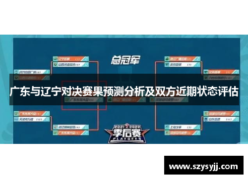 广东与辽宁对决赛果预测分析及双方近期状态评估